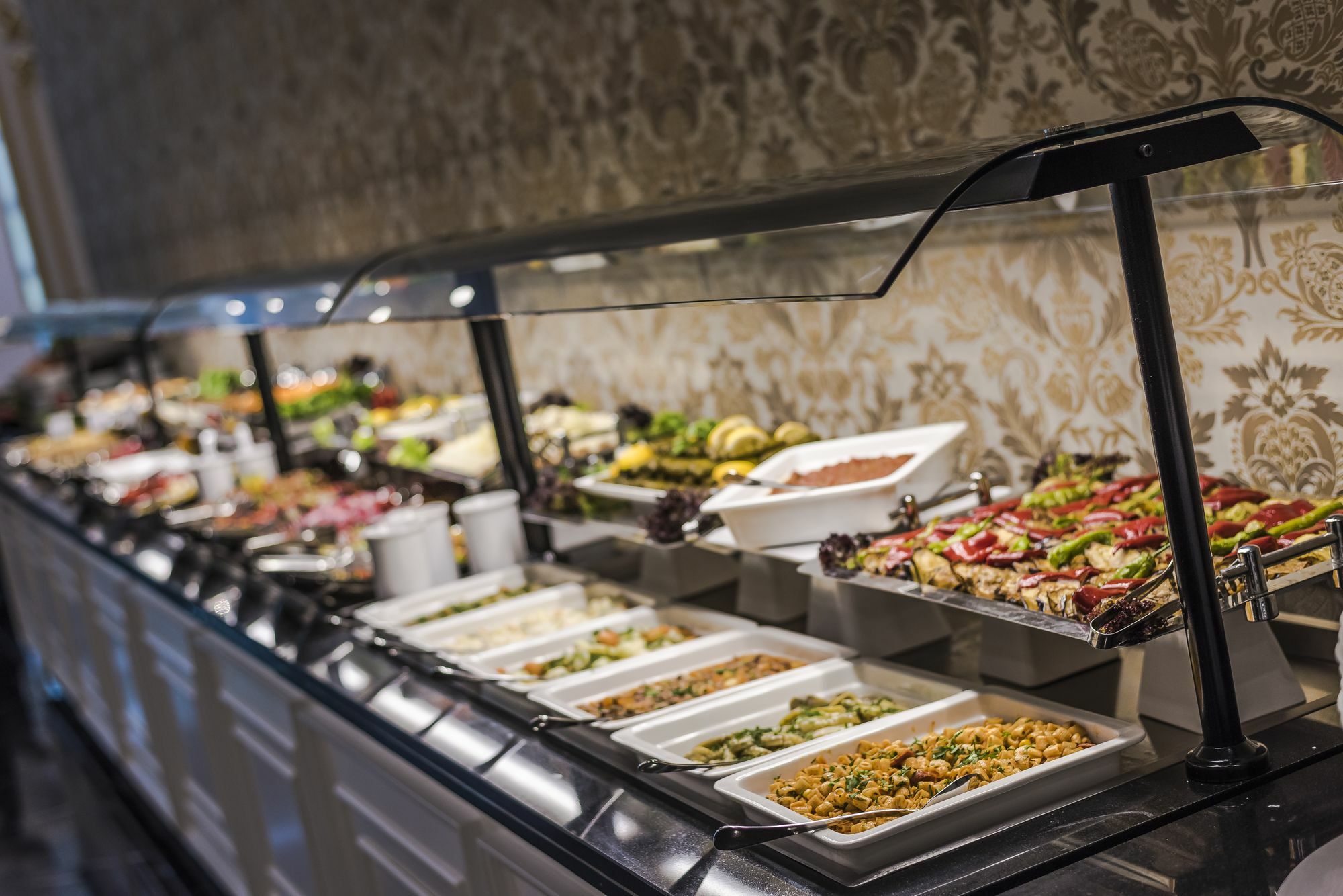 فنادق أنادولو داونتاون أنقرة المظهر الخارجي الصورة A buffet at a restaurant